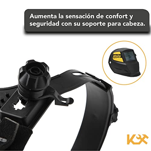 Soldadora Inverter 110V/220V Con Careta Electronica Soldar amarillo  Kingsman KINGS140, KINGMSK200