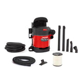 Craftsman CMXEVBE17925 5 galones 5.0 Pico HP aspiradora de Pared húmeda/Seca, montada en la Pared con Accesorios