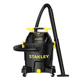 STANLEY SL18701P-10A Aspiradora en húmedo/seco, 10 galones 6.0 Pico HP, 10 galones, Negro