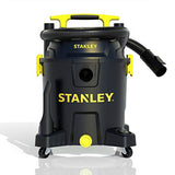 STANLEY SL18701P-10A Aspiradora en húmedo/seco, 10 galones 6.0 Pico HP, 10 galones, Negro