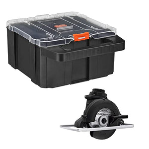 BLACK+DECKER MATRIX - Accesorio para sierra circular, 3-3/38 pulgadas, para cortes limpios, incluye estuche de almacenamiento (BDCMTTSSTFF)