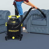 STANLEY SL18701P-10A Aspiradora en húmedo/seco, 10 galones 6.0 Pico HP, 10 galones, Negro