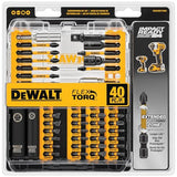 DEWALT FlexTorq DWA2NGFT40IR - Juego de puntas de destornillador de impacto (40 piezas)