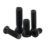 Zouzmin 50pcs 10 tipos de tornillos Torx de aleación de acero para fijar inserto de carburo en los soportes M2 M2.2 M2.5 M3 M3.5 M4