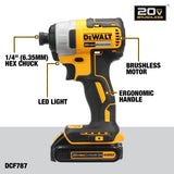 DEWALT - Kit combinado de herramientas eléctricas de 20 V MAX, juego de herramientas eléctricas inalámbricas, 2 herramientas con 2 baterías y cargador incluido (DCK277D2)