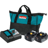 Makita BL1850BDC2 18V LXT® batería de Iones de Litio y Cargador rápido óptimo (5.0Ah)