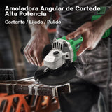 Esmeriladora Angular Inalámbrica SHAWTY, 4Ah Baterías *2, 7000RPM, Con Kit De Herramientas, Amoladora Angular Para Lijar, Cortar y Otros Proyectos