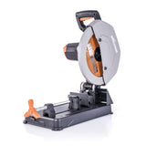 Evolution Power Tools R355CPS - Sierra de cortar de 14 pulgadas con corte multiusos, corta a través de metal, plástico, madera y más, hoja multiusos en pulgadas