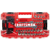 CRAFTSMAN Versastack - Juego de herramientas mecánicas de 1/4 y 3/8 pulgadas, 71 piezas (CMMT45171)