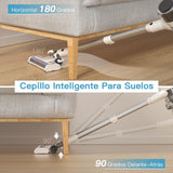 Arien Aspiradora inalámbrica, 26Kpa Potente Aspiradora de Succión con Pantalla LED, 6 en 1 Aspiradora de Mano Ligero, Batería Extraíble, Duración 50 Minutos, Apto para Suelos Duros y Pelo