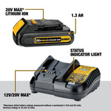 DEWALT - Kit combinado de herramientas eléctricas de 20 V MAX, juego de herramientas eléctricas inalámbricas, 2 herramientas con 2 baterías y cargador incluido (DCK277D2)