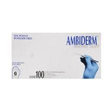 Ambiderm Guante NO ESTERIL Grande NITRILO DESECHABLE Libre DE Latex Y Polvo Azul Caja C/100