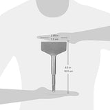 Firecore 2 cinceles SDS Plus de 3 pulgadas de ancho, herramienta de cincel doblado en ángulo con manivela (3 x 6.5 pulgadas) FS18365