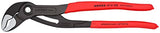 Knipex 87 01 300 SB Cobra Tenaza para Bombas de Agua Hightech Recubiertos de Plástico Antideslizante, 300 mm, color gris