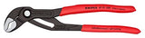 Knipex 87 01 250 Sb Cobra Tenaza para Bombas de Agua Hightech Atramentado Recubiertos de Plástico Antideslizante, 250 mm, rojo