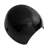 Gorra ligera de seguridad – Gorro protector transpirable estilo béisbol con rayas reflectantes negro ala corta