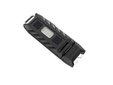 Nitecore Thumb - Llavero inclinable de 85 LM, Color Negro