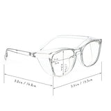 HATOYUME Gafas de seguridad antivaho, antipolvo/rayos azules, gafas protectoras TR para hombres y mujeres