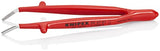 KNIPEX Tools 92 47 01 - Pinzas en ángulo de 30 ° (aislamiento de 1000 V, 5-1/2 pulgadas), color rojo