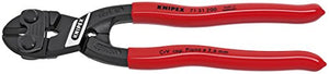 KNIPEX - 71 31 200 herramientas - Cortador de pernos compacto CoBolt con hoja con muescas (7131200), 8 pulgadas