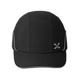 Gorra de béisbol de seguridad, ligera, de seguridad, protección de la cabeza, transpirable, gorra de protección de la cabeza (M18109H-negro-ala corta)