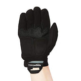 AmazonBasics Premium Impact Gloves, Black, S