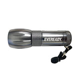 Eveready Linterna LED, luz Blanca Brillante, compacta y portátil, Cuerpo de Metal Duradero, batería de Larga duración, 3 Pilas AAA Incluidas