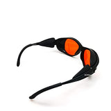 Gafas de seguridad láser profesional OD7+ 190 nm-540 nm, luz ultravioleta/azul/verde gafas láser para 405 nm, 445 nm, 450 nm, 473 nm, 532 nm, MCWlaser