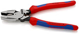 KNIPEX 09 12 240 Pinza de electricista Lineman's Pliers, modelo americano acabado pavonado,Plata, 240 mm