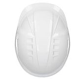 Casco de Seguridad, Casco de Seguridad Anti-rotura con Ventilación ABS para Exteriores, Tipo M para Ingeniería de Obras, Construcción de Ferrocarriles, Color Blanco