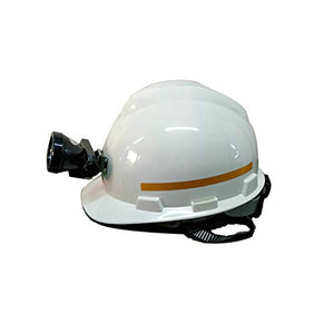 YZJJ Casco con luz, Casco de Seguridad Industrial, Casco de construcción rígido, ventilado, arnés de 4 Puntos, Casco de Protección, Casco de Trabajo Casco