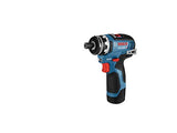 BOSCH GSR12V-300FCB22 12V Max EC Sistema de taladro/destornillador 5 en 1 con (2) baterías de 2.0 Ah