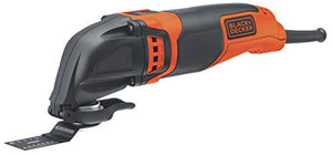 BLACK+DECKER Multiherramienta oscilante, velocidad variable, 2.5 amperios (BD200MTB)