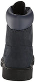 Timberland Botas básicas impermeables para hombre de 15,2 cm con cuello acolchado, Azul marino (Navy Nubuck), 9 US