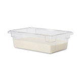 Rubbermaid Commercial Products FG330900CLR 3-1/2-Gallon Food/Tote Box