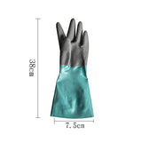 LSSJJ Guantes De Trabajo De Seguridad, Recubrimiento De Nitrilo, Resistente Químico, Resistente Al Desgaste, Cómodos, Antideslizantes De Flocado Guantes De Protección(Size:38×7.5cm)