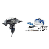 Dremel 231 Mesa de Router o Fresadora + DREMEL 4300-9/64 Mototool con 9 Aditamentos 64 Accesorios Maletín Metálico