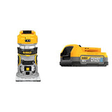 DeWalt DCW600B 20 V Max XR Router compacto + DEWALT Batería Compacta Powerstack 20V DCBP034-B3