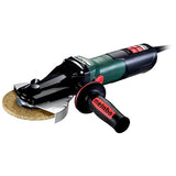 Metabo - Molinillo de cabeza plana de 4.5"/velocidad variable - 10.0 Amp W/Lock-On, Electrónica (613080420 10-125 Quick INOX), amoladoras de cabeza plana