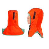 Soldadura Hood Soldador Cuello Protección Cubierta resistente al calor Cuadrito de hombro para cascos de soldadura Herramientas de soldadura electrónica de naranja