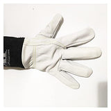 PRMAL Soldador Spot TIGNO Guantes de Soldadura Sensibles Suaves 30 cm (12") Guantes de Piel de Cabra Guantes de Soldadura de Manguitos de Cuero Peso Ligero y ampliamente Utilizado