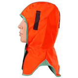 Soldadura Hood Soldador Cuello Protección Cubierta resistente al calor Cuadrito de hombro para cascos de soldadura Herramientas de soldadura electrónica de naranja