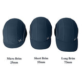 Gorra de béisbol de seguridad, ligera, de seguridad, protección de la cabeza, transpirable, gorra de protección de la cabeza (M18109H-Navy-Micro Brim)