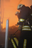 Dräger Casco de Rescate y Combate contra Incendios HPS 3500 con Goggles (Luminiscente) unitalla Ajustable de termoplástico Reforzado Alto Nivel de protección