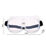 360° Gafas De Protección De Seguridad,polvo Gafas Splash Respirable Anti-niebla Gafas Médicas 2-pcs