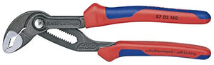 KNIPEX - 87 02 180 SBA Tools - Alicates de bomba de agua cobra, multicomponente (8702180SBA)