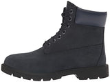 Timberland Botas básicas impermeables para hombre de 15,2 cm con cuello acolchado, Azul marino (Navy Nubuck), 9 US