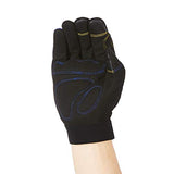 AmazonBasics Enhanced Flex Grip Work Gloves, Blue, XXL