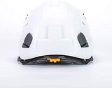 Casco duro de seguridad ajustable de ABS con suspensión de 6 puntos, perfecto para el trabajo en altura de equitación, escalada, construcción general de protección de sombreros (visera ahumada)