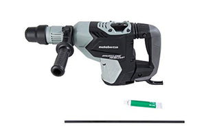 Metabo HPT Taladro de martillo giratorio | 1-9/16 pulgadas | SDS Max | Motor sin escobillas CA | Cuerpo de carcasa de aluminio AHB | Protección contra vibraciones del usuario UVP (DH40MEY)